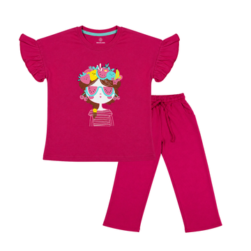 Berry Fun Magenta Ruffle Set