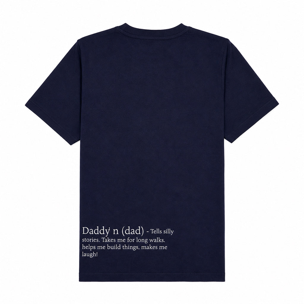I Love My Daddy" Navy Graphic Tee – Premium Soft Cotton