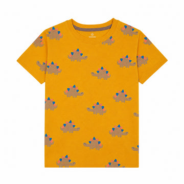 Dinasoar Mustard Tee – Premium Soft Cotton Everyday Wear
