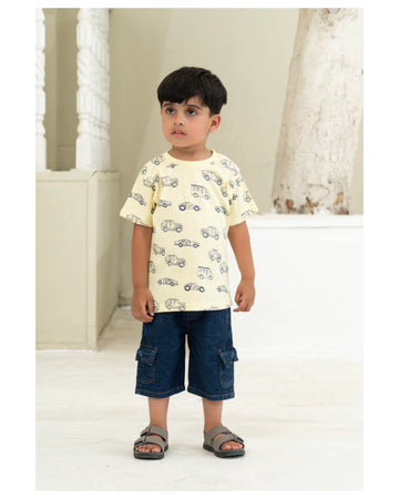 Yellow Car Graphic Tee